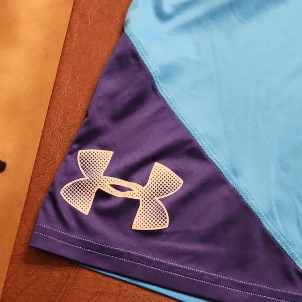 Under Armour Youth Blue Drawstring Athletic Shorts Size XL